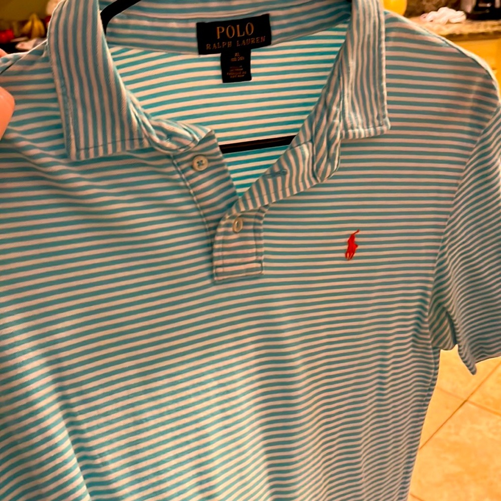 Teen Boys Stripped Polo